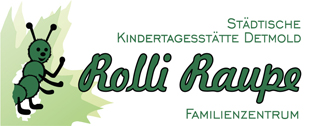Logo der Kindertagesstätte Rolli Raupe in Detmold
